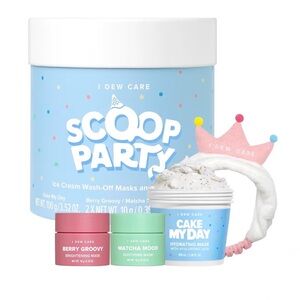 I Dew Care Scoop Party Mask Set